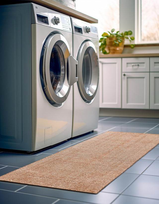 Cocoa Bean Brown 2' 7 x 12' Jill Zarin English Manor Runner Area Rug 100% Premium Natural Wool Handwoven Carpet for Living Rooms, Office Space, Bedrooms, Dorms for Sale at Rug Engine