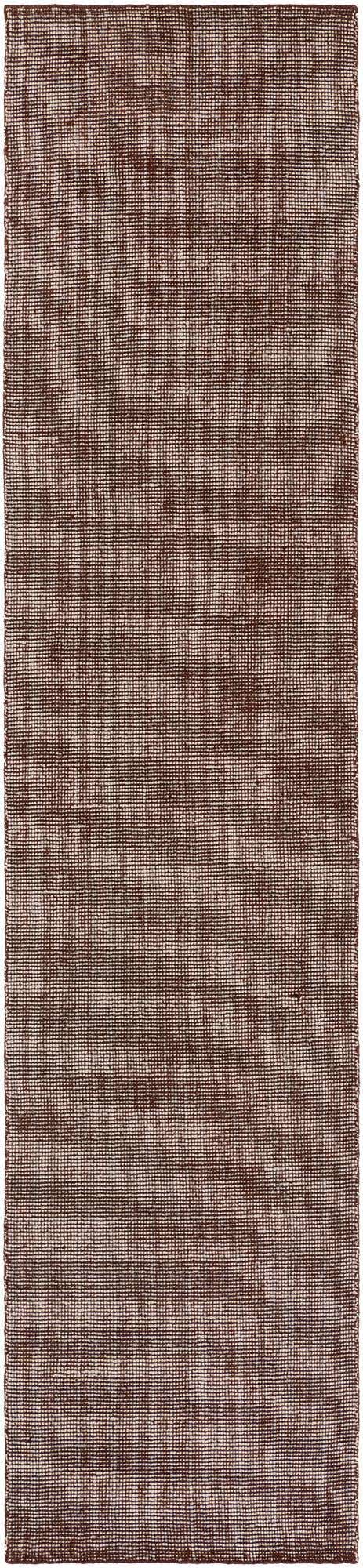 Mocha Brown 2' 7 x 12' Jill Zarin English Manor Runner Area Rug 100% Premium Natural Wool Handwoven Carpet for Living Rooms, Office Space, Bedrooms, Dorms for Sale at Rug Engine