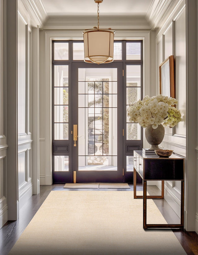 Oat Beige 2' 2 x 3' 1 Jill Zarin English Manor Rectangle Area Rug 100% Premium Natural Wool Handwoven Carpet for Living Rooms, Office Space, Bedrooms, Dorms for Sale at Rug Engine