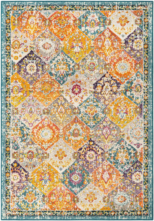 Multicolor 5' 3 x 7' 1 Penrose Rectangle Area Rug