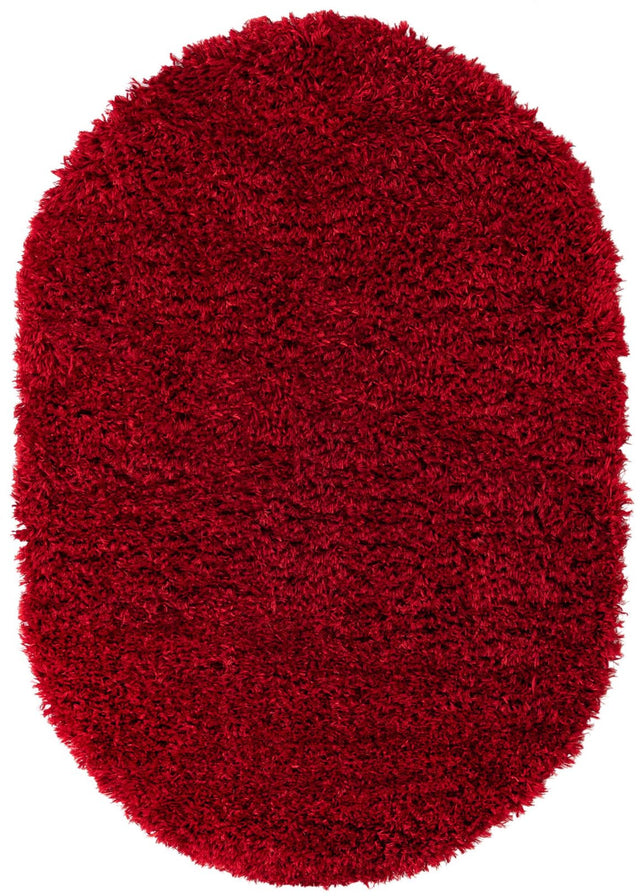 Lipstick 4' 1 x 6' 1 Marilyn Monroe Opulence Shag Oval Area Rug Thick Soft Touch Fluffy & Plush Shaggy Pile 100% Polyester Carpet for Living, Dining, Bedroom, Office for Sale at Rug Engine