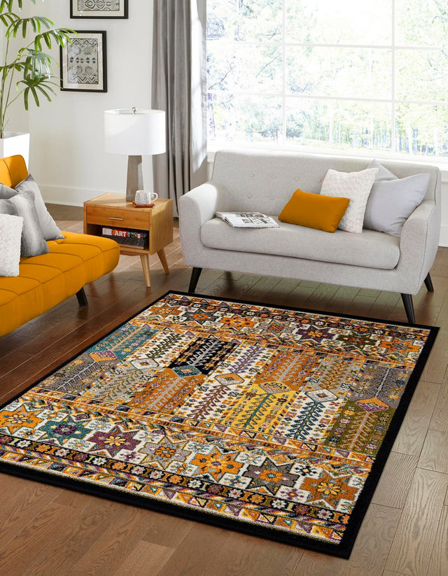 Multicolor 2' x 3' 1 Penrose Rectangle Area Rug
