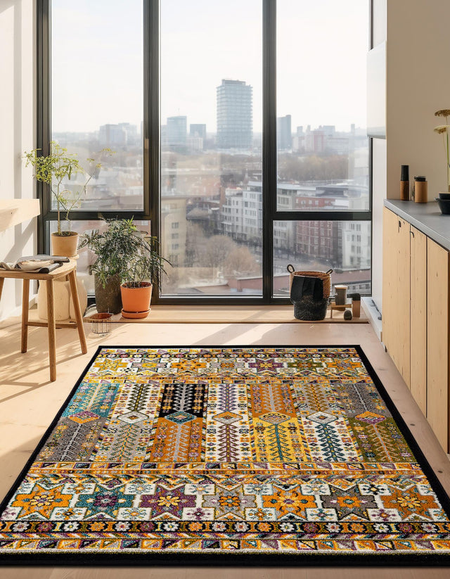Multicolor 5' 3 x 8' Penrose Rectangle Area Rug