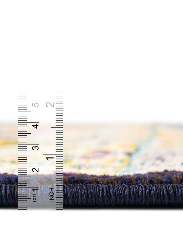 Multicolor 7' 10 x 7' 10 Penrose Square Area Rug