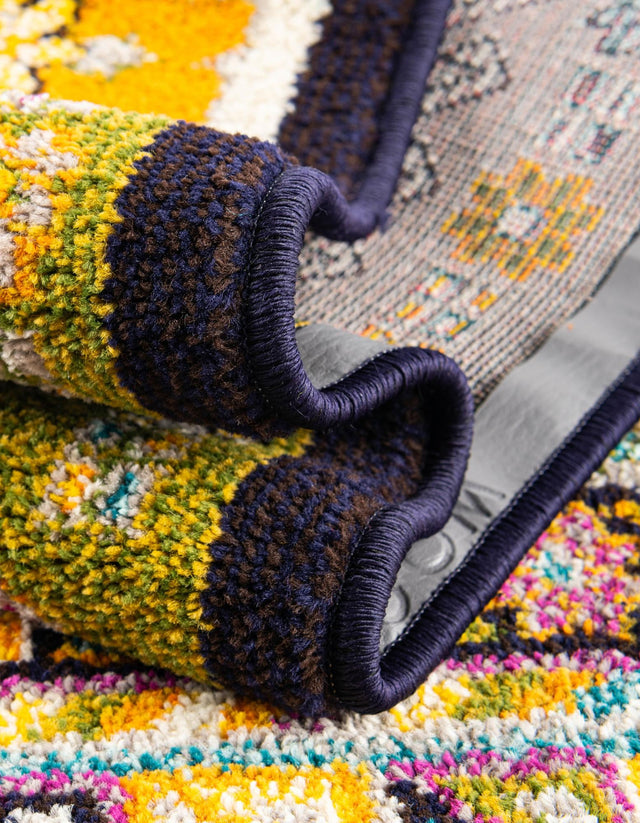 Multicolor 7' 10 x 7' 10 Penrose Square Area Rug