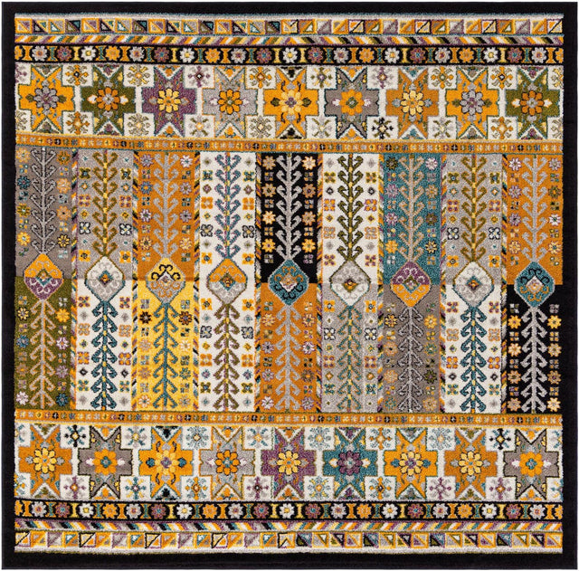 Multicolor 7' 10 x 7' 10 Penrose Square Area Rug