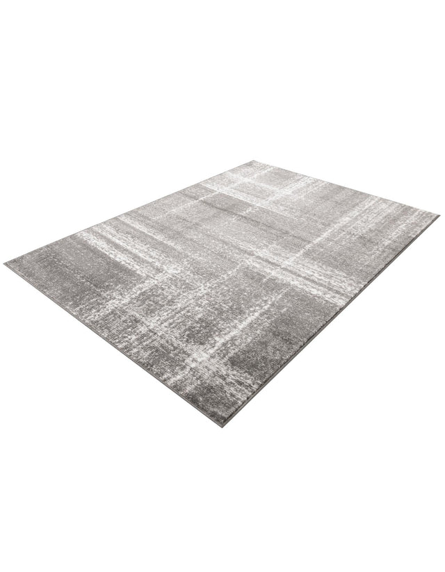 Gray 5' 3 x 8' Laguna Rectangle Area Rug 100% Polypropylene Modern Contemporary Carpet for Bedrooms, Living Room, Dining, Office for Sale at Rug Engine