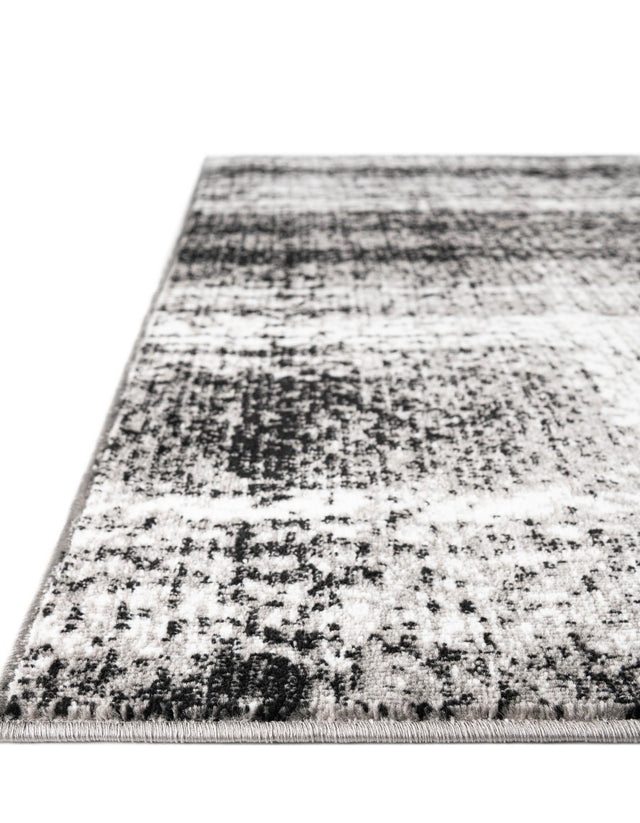 Black 7' 10 x 7' 10 Laguna Square Area Rug 100% Polypropylene Modern Contemporary Carpet for Bedrooms, Living Room, Dining, Office for Sale at Rug Engine
