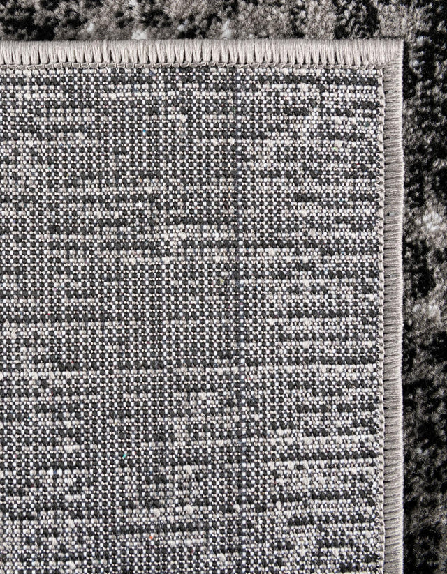 Black 7' 10 x 7' 10 Laguna Square Area Rug 100% Polypropylene Modern Contemporary Carpet for Bedrooms, Living Room, Dining, Office for Sale at Rug Engine