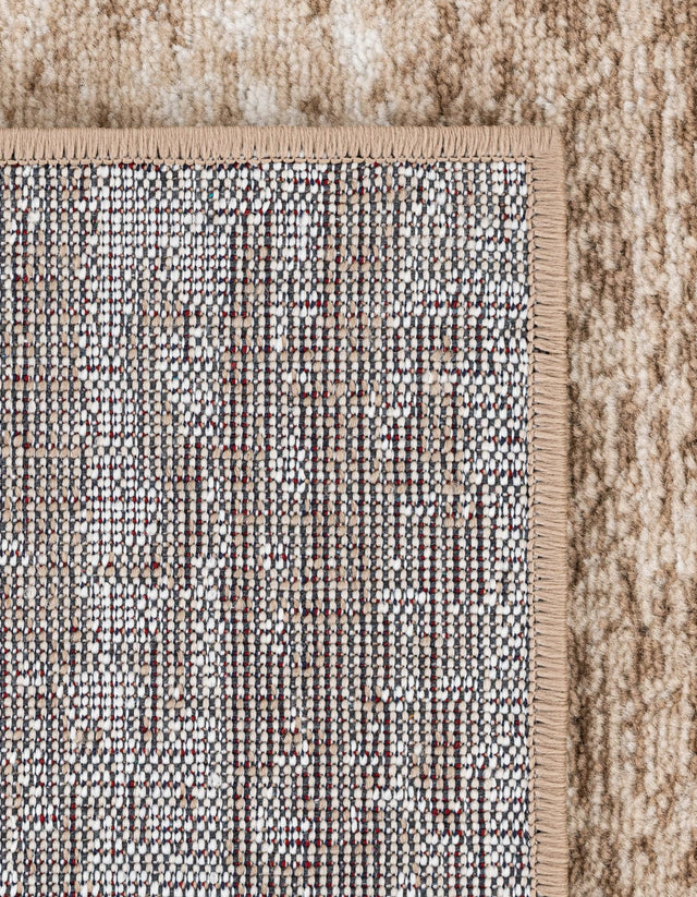Beige 7' 1 x 10' Laguna Rectangle Area Rug 100% Polypropylene Modern Contemporary Carpet for Bedrooms, Living Room, Dining, Office for Sale at Rug Engine