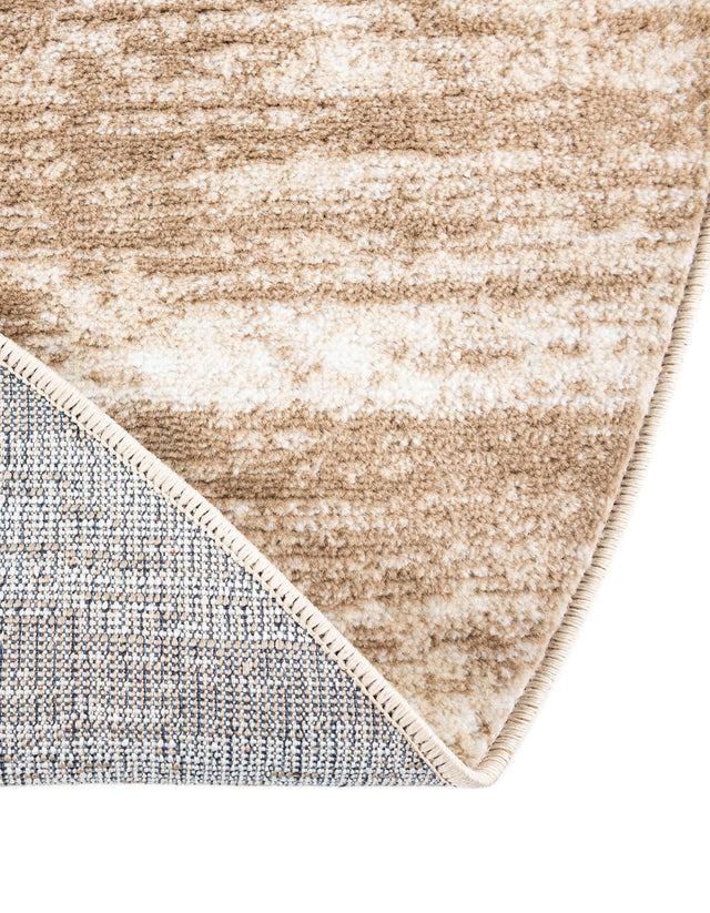 Beige 5' 3 x 5' 3 Laguna Round Area Rug 100% Polypropylene Modern Contemporary Carpet for Bedrooms, Living Room, Dining, Office for Sale at Rug Engine