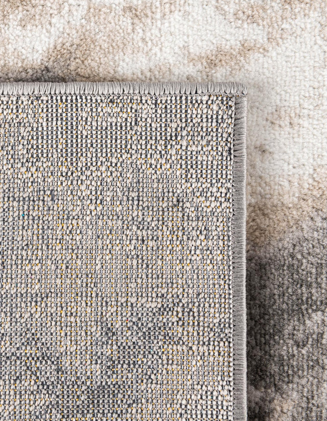 Gray and Light Brown 5' 3 x 8' Laguna Rectangle Area Rug 100% Polypropylene Modern Contemporary Carpet for Bedrooms, Living Room, Dining, Office for Sale at Rug Engine