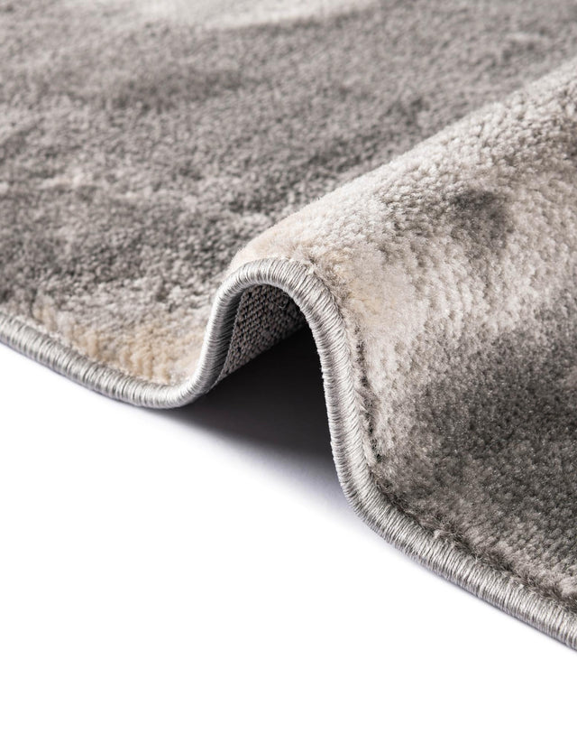 Gray and Light Brown 5' 3 x 8' Laguna Rectangle Area Rug 100% Polypropylene Modern Contemporary Carpet for Bedrooms, Living Room, Dining, Office for Sale at Rug Engine