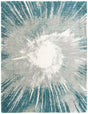 Teal 9' x 12' Soft Touch Shag Rectangle Area Rug Thick Soft Touch Fluffy & Plush Shaggy Pile