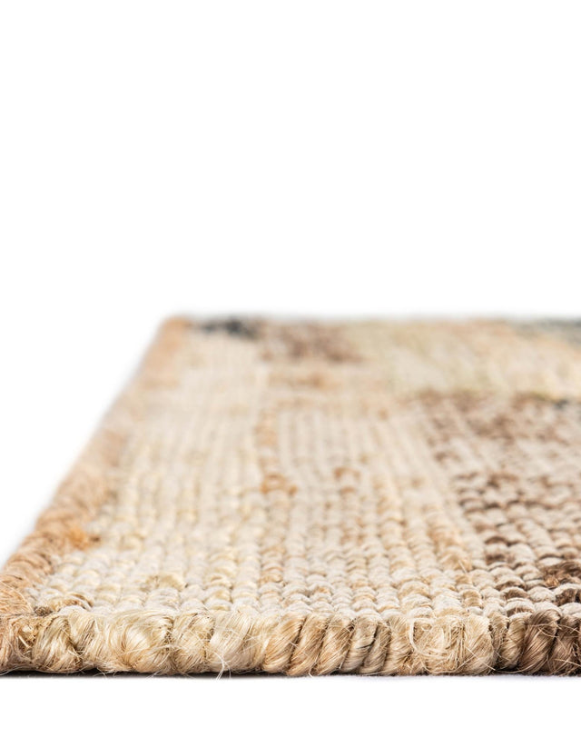 Beige 5' 1 x 8' Kala Handwoven Jute Rectangle Area Rug All Natural Pile Eco-Friendly Sustainable Urban Carpet for Rustic Design Interior Home Decor for Sale at Rug Engine