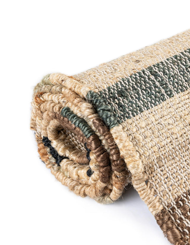 Beige 5' 1 x 8' Kala Handwoven Jute Rectangle Area Rug All Natural Pile Eco-Friendly Sustainable Urban Carpet for Rustic Design Interior Home Decor for Sale at Rug Engine