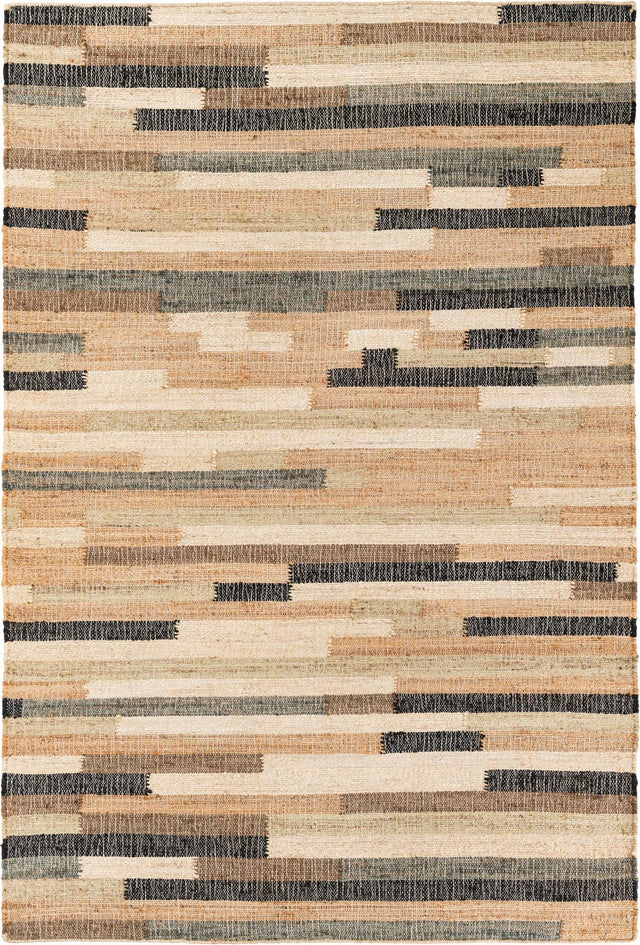 Beige 5' 1 x 8' Kala Handwoven Jute Rectangle Area Rug All Natural Pile Eco-Friendly Sustainable Urban Carpet for Rustic Design Interior Home Decor for Sale at Rug Engine