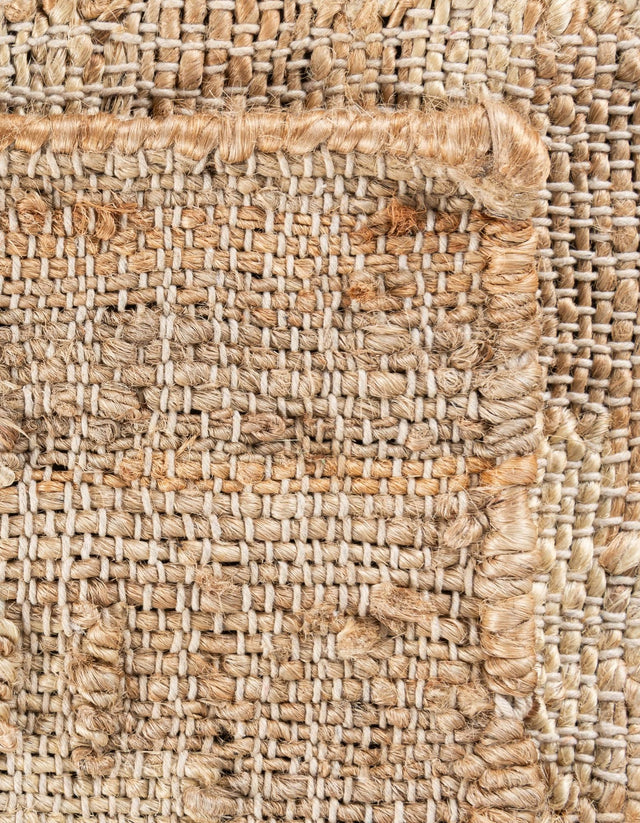 Ivory and Beige 4' 2 x 5' 7 Kala Handwoven Jute Rectangle Area Rug All Natural Pile Eco-Friendly Sustainable Urban Carpet for Rustic Design Interior Home Decor for Sale at Rug Engine