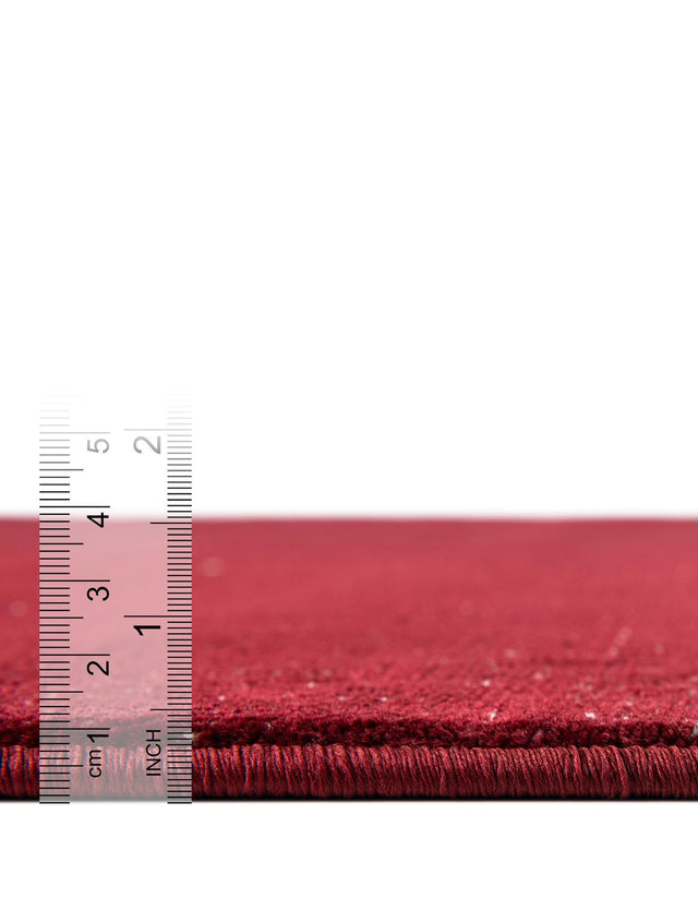Burgundy Red 5' 3 x 8' Aakaar Rectangle Area Rug 85% Polypropylene & 15% Chenille Living Room Bedroom Carpet for Sale at Rug Engine
