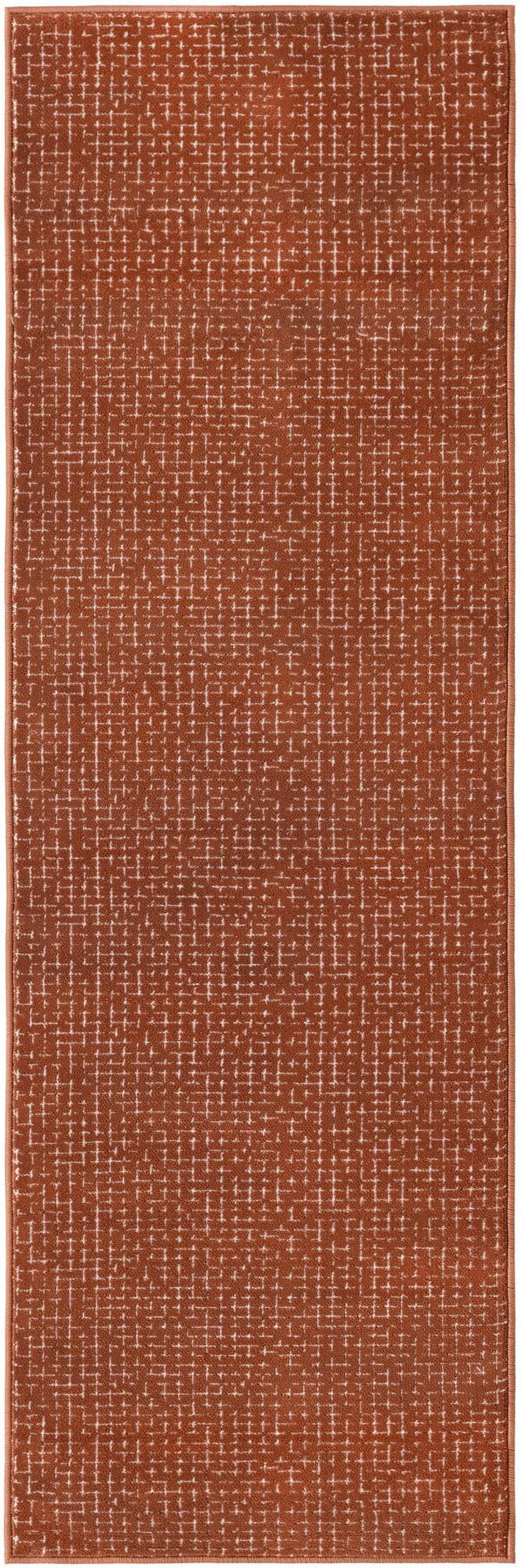Dusty Pink 2' x 6' 1 Aakaar Runner Area Rug 85% Polypropylene & 15% Chenille Living Room Bedroom Carpet for Sale at Rug Engine