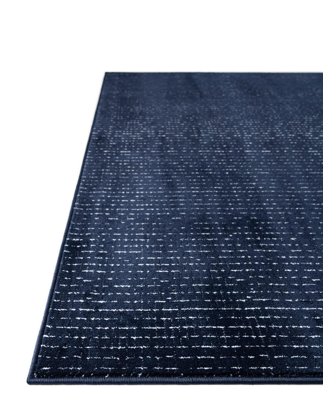 Midnight Blue 5' 3 x 8' Aakaar Rectangle Area Rug 85% Polypropylene & 15% Chenille Living Room Bedroom Carpet for Sale at Rug Engine