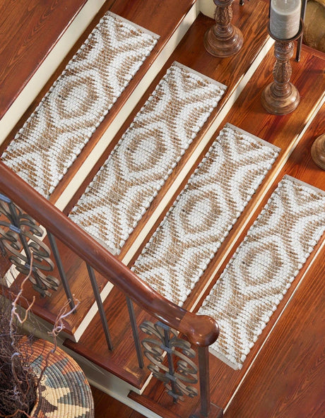 RugEngine.com Jute & Cotton Stair Treads