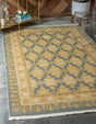 Blue 8' x 11' Edinburgh Rectangle Area Rug 100% Polypropylene Easy Clean With Cotton Backing Traditional Classic Design Carpet for Living, Dining Room, Office for Sale at Rug Engine
