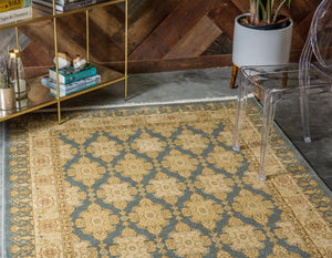 Blue 3' 3 x 5' 3 Edinburgh Rectangle Rug