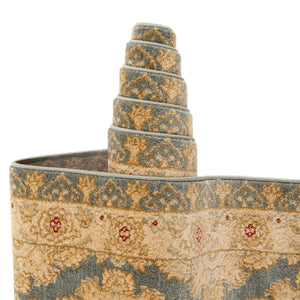 Blue 5' 1 x 8' Edinburgh Rectangle Area Rug 100% Polypropylene Easy Clean With Cotton Backing Traditional Classic Design Carpet for Living, Dining Room, Office for Sale at Rug Engine