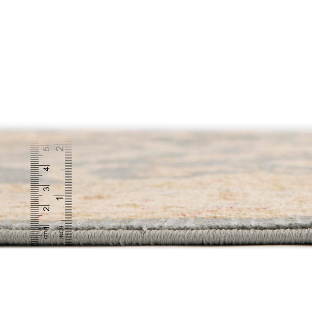 Blue 6' 1 x 6' 1 Edinburgh Round Area Rug 100% Polypropylene Easy Clean With Cotton Backing Traditional Classic Design Carpet for Living, Dining Room, Office for Sale at Rug Engine