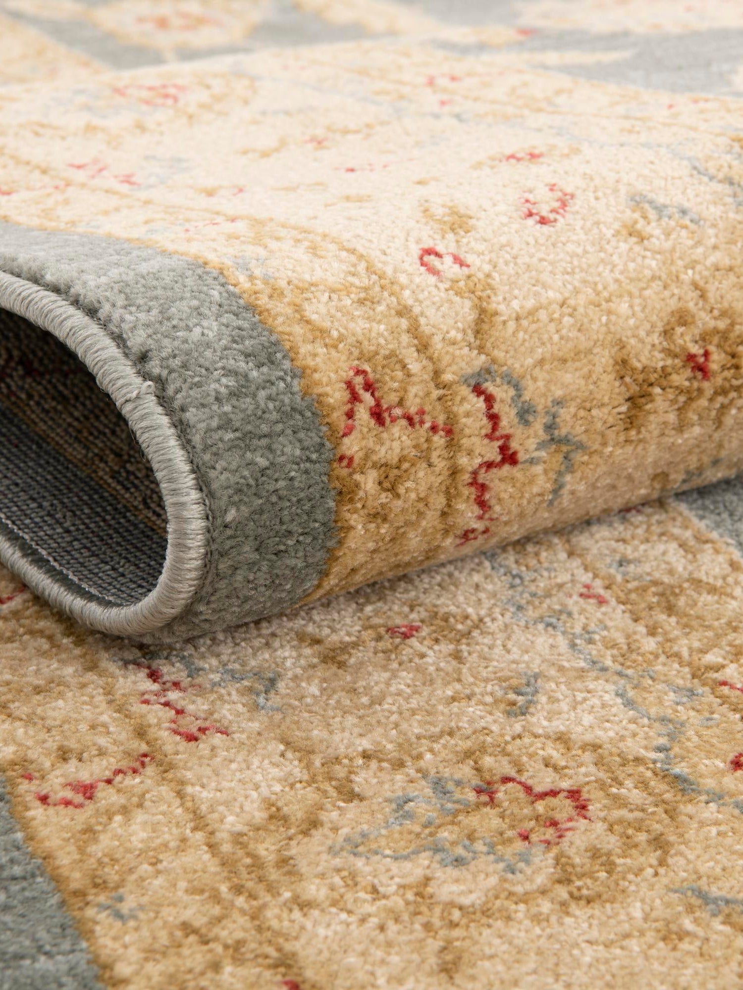 Blue 5' 1 x 8' Edinburgh Rectangle Area Rug 100% Polypropylene Easy Clean With Cotton Backing Traditional Classic Design Carpet for Living, Dining Room, Office for Sale at Rug Engine