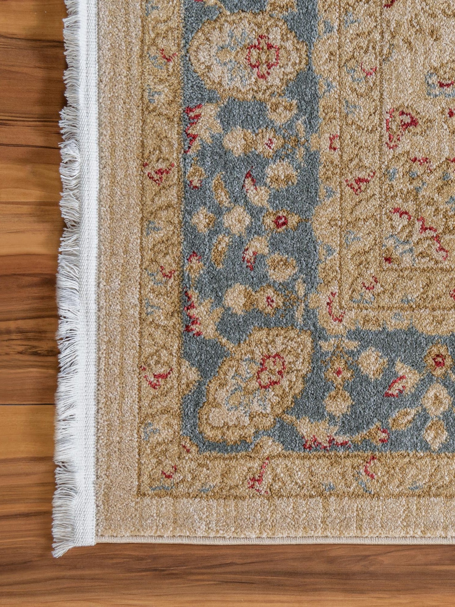 Champagne 10' 6 x 16' 5 Edinburgh Rectangle Area Rug 100% Polypropylene Easy Clean With Cotton Backing Traditional Classic Design Carpet for Living, Dining Room, Office for Sale at Rug Engine