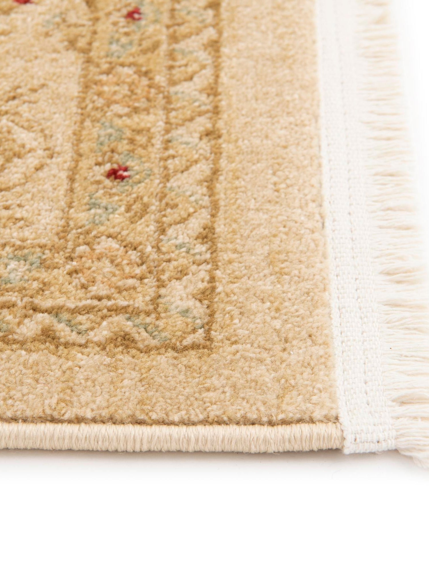 Cream 3' 3 x 5' 3 Edinburgh Rectangle Area Rug 100% Polypropylene Easy Clean With Cotton Backing Traditional Classic Design Carpet for Living, Dining Room, Office for Sale at Rug Engine