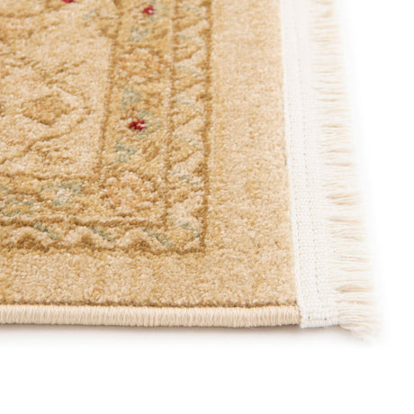 Cream 3' 3 x 5' 3 Edinburgh Rectangle Area Rug 100% Polypropylene Easy Clean With Cotton Backing Traditional Classic Design Carpet for Living, Dining Room, Office for Sale at Rug Engine