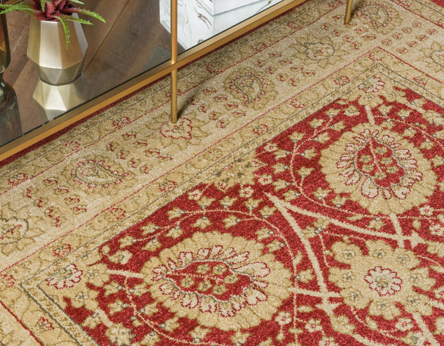 Red 9' 10 x 13' 1 Edinburgh Rectangle Area Rug 100% Polypropylene Easy Clean With Cotton Backing Traditional Classic Design Carpet for Living, Dining Room, Office for Sale at Rug Engine