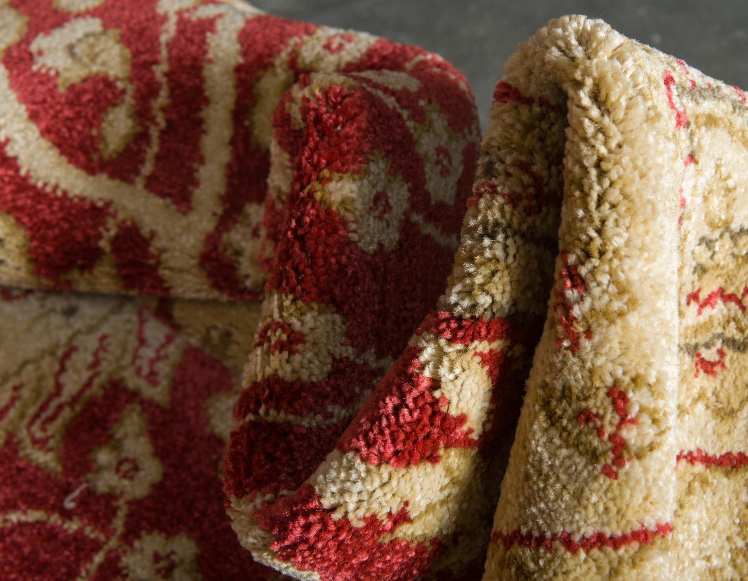 Red 10' 6 x 16' 5 Edinburgh Rectangle Area Rug 100% Polypropylene Easy Clean With Cotton Backing Traditional Classic Design Carpet for Living, Dining Room, Office for Sale at Rug Engine