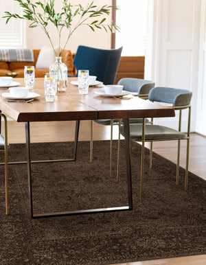 Brown 5' 3 x 8' La Jolla Rectangle Rug