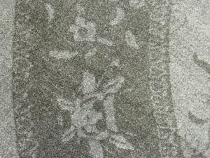 Light Gray 7' 10 x 7' 10 La Jolla Round Area Rug 100% Polypropylene Traditional Pattern Easy Clean Carpet for Living, Dining, Bedroom, Office for Sale at Rug Engine