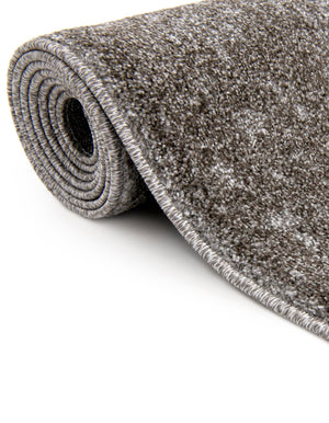 Light Gray 7' 10 x 7' 10 La Jolla Round Area Rug 100% Polypropylene Traditional Pattern Easy Clean Carpet for Living, Dining, Bedroom, Office for Sale at Rug Engine