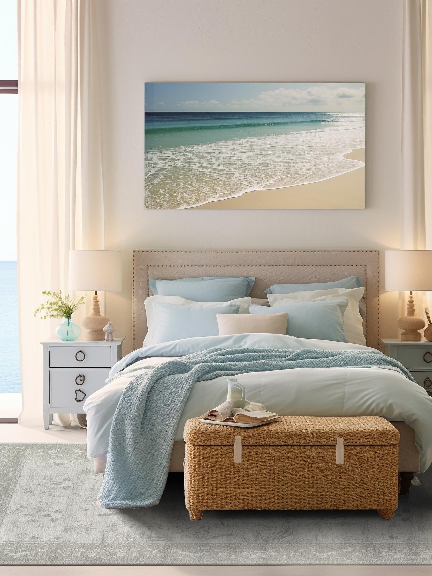 Light Gray 7' 1 x 10' La Jolla Rectangle Area Rug 100% Polypropylene Traditional Pattern Easy Clean Carpet for Living, Dining, Bedroom, Office for Sale at Rug Engine