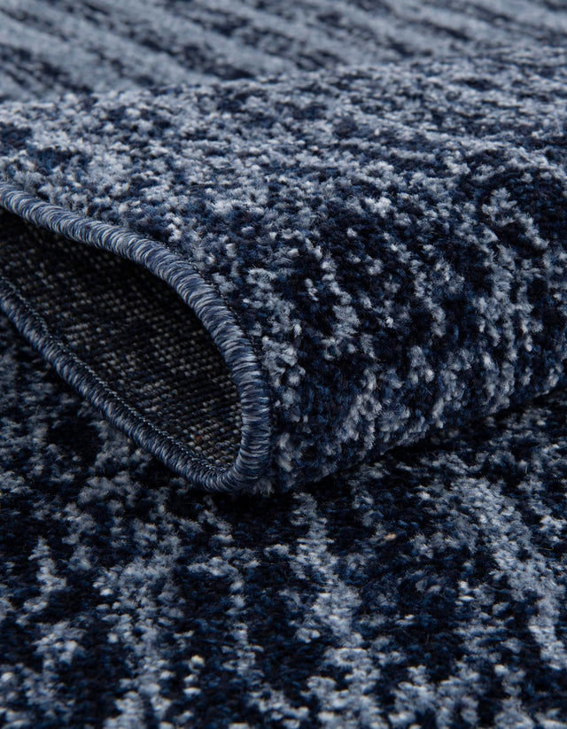 Blue 3' 1 x 3' 1 Del Mar Round Area Rug 100% Polypropylene Easy Clean Stain Resistant Vivid Modern Carpet Mat for Home Decor Interior Designing for Sale at Rug Engine