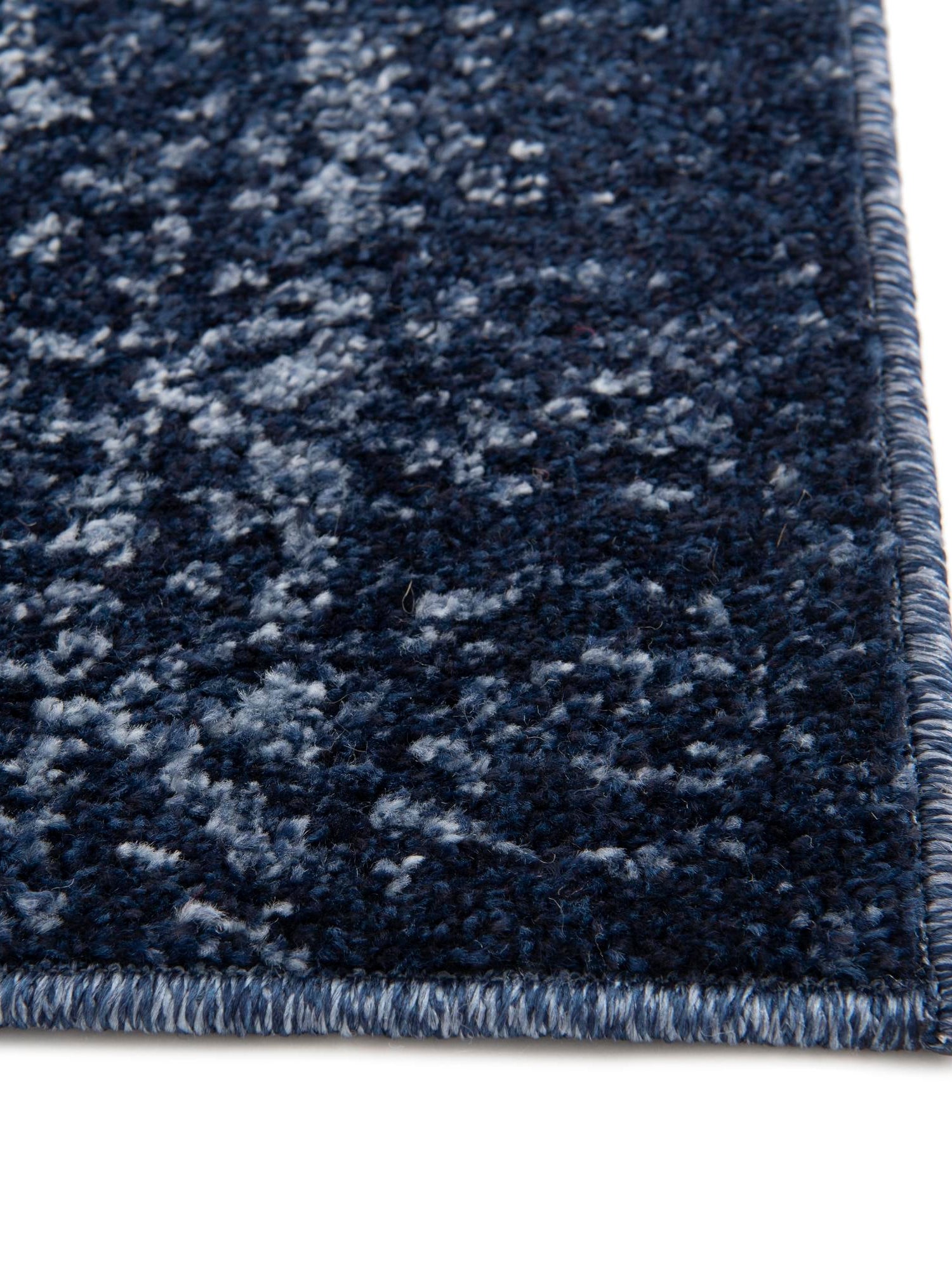 Blue 6' 1 x 9' Del Mar Rectangle Area Rug 100% Polypropylene Easy Clean Stain Resistant Vivid Modern Carpet Mat for Home Decor Interior Designing for Sale at Rug Engine