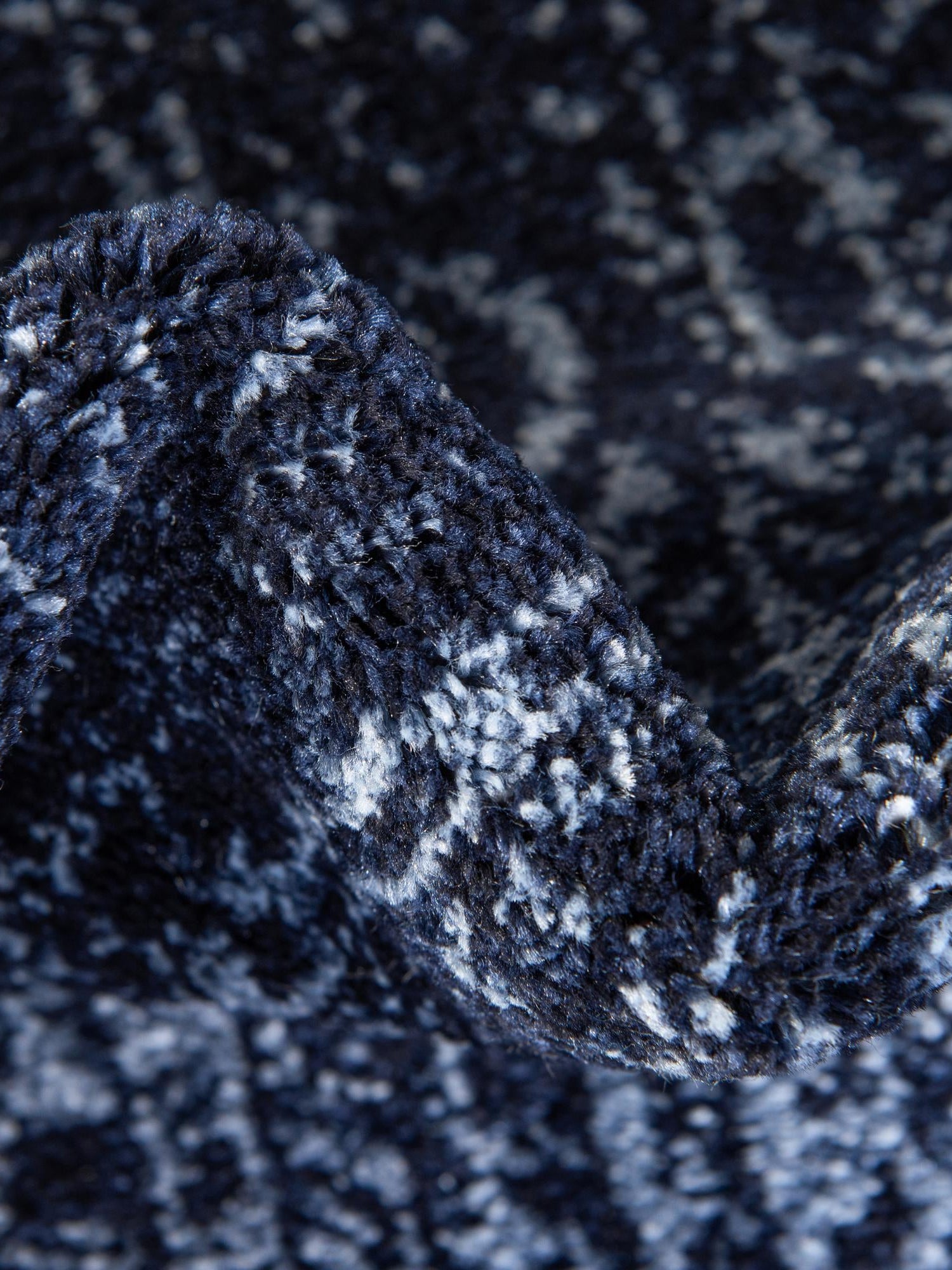 Blue 6' 1 x 9' Del Mar Rectangle Area Rug 100% Polypropylene Easy Clean Stain Resistant Vivid Modern Carpet Mat for Home Decor Interior Designing for Sale at Rug Engine