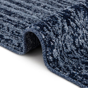 Blue 9' x 12' Del Mar Rectangle Area Rug 100% Polypropylene Easy Clean Stain Resistant Vivid Modern Carpet Mat for Home Decor Interior Designing for Sale at Rug Engine