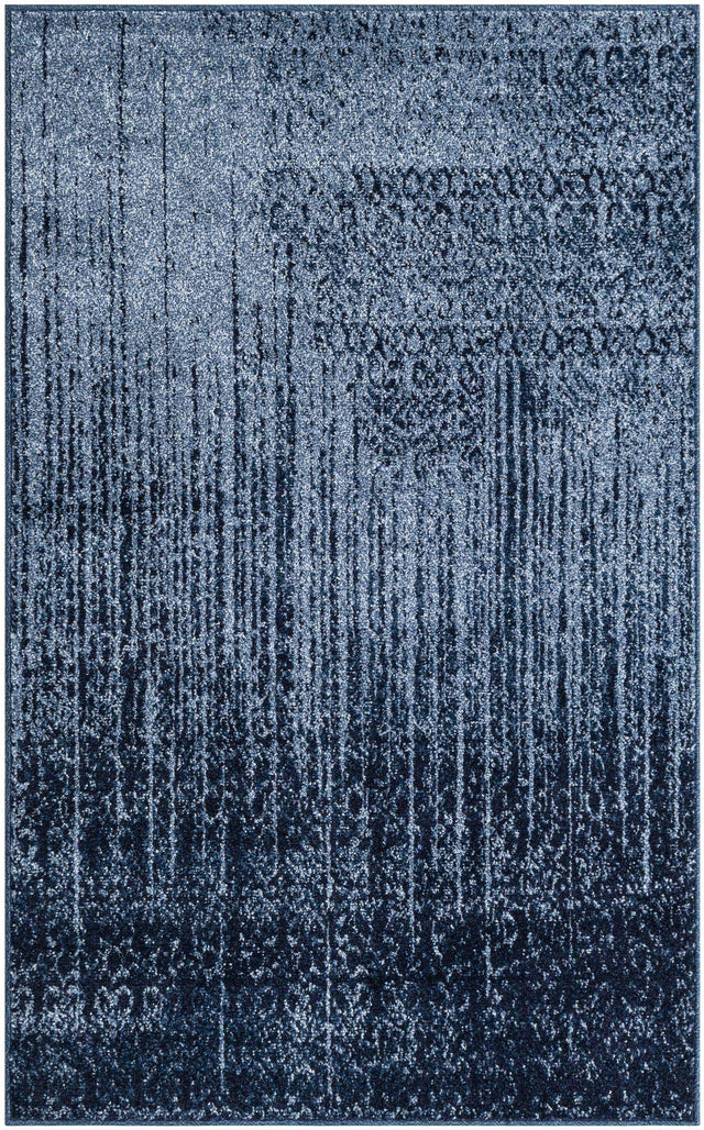 Blue 3' 3 x 5' 3 Del Mar Rectangle Rug