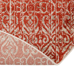 Red 7' 10 x 7' 10 Del Mar Round Area Rug 100% Polypropylene Easy Clean Stain Resistant Vivid Modern Carpet Mat for Home Decor Interior Designing for Sale at Rug Engine