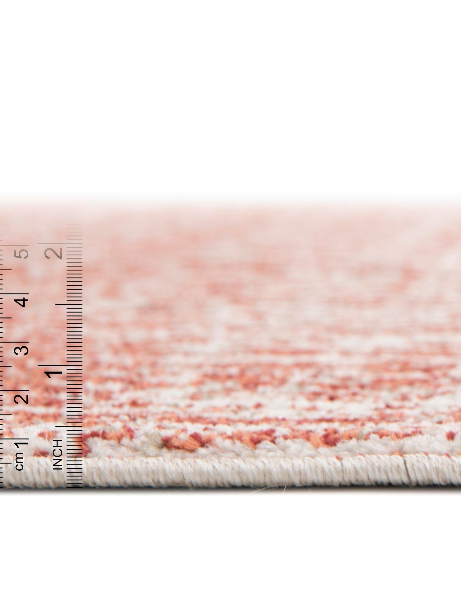 Red 6' 1 x 9' Del Mar Rectangle Area Rug 100% Polypropylene Easy Clean Stain Resistant Vivid Modern Carpet Mat for Home Decor Interior Designing for Sale at Rug Engine