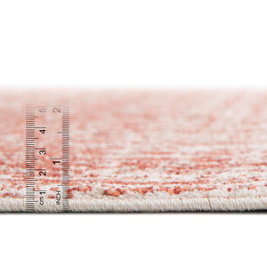 Red 6' 1 x 9' Del Mar Rectangle Area Rug 100% Polypropylene Easy Clean Stain Resistant Vivid Modern Carpet Mat for Home Decor Interior Designing for Sale at Rug Engine