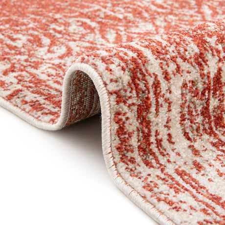 Red 6' 1 x 9' Del Mar Rectangle Area Rug 100% Polypropylene Easy Clean Stain Resistant Vivid Modern Carpet Mat for Home Decor Interior Designing for Sale at Rug Engine