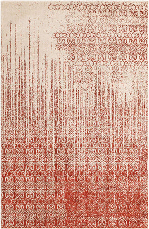 Red 5' 3 x 8' Del Mar Rectangle Area Rug 100% Polypropylene Easy Clean Stain Resistant Vivid Modern Carpet Mat for Home Decor Interior Designing for Sale at Rug Engine